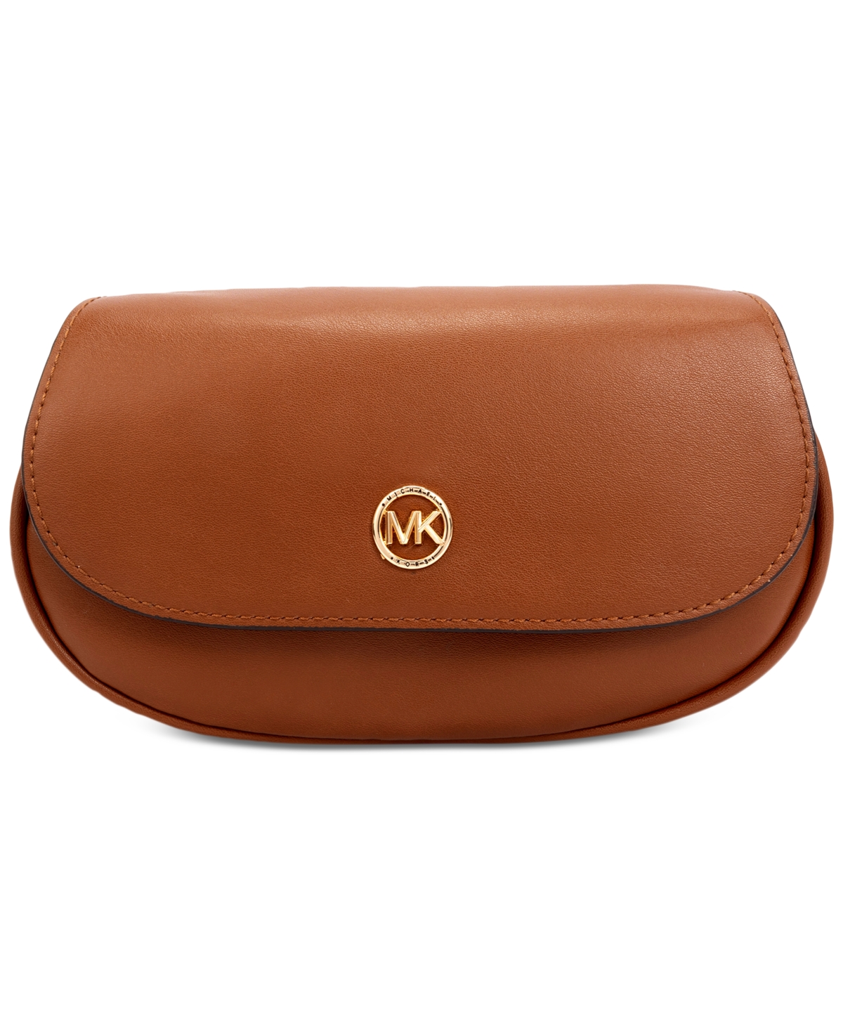 Michael Kors Michael  Women's Leather Belt Bag In Luggage