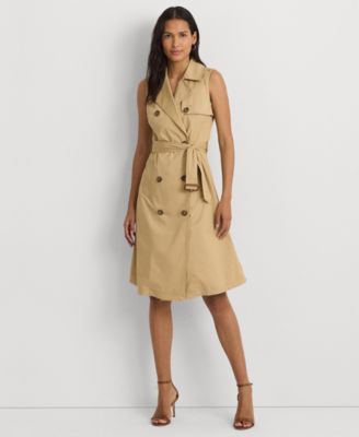 Double breasted belted dress hotsell