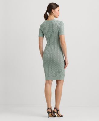 Lauren Ralph Lauren Women's Cable-Knit Sweater Dress Macy's