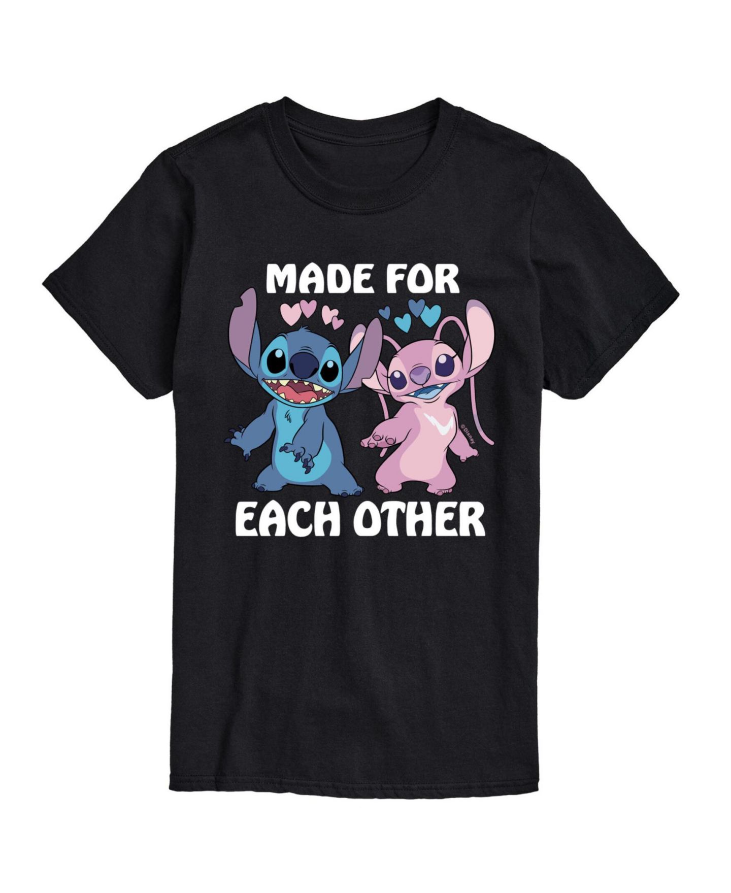 Мужская футболка AIRWAVES Lilo and Stitch Short Sleeve, цвет: Чёрный — фото 1