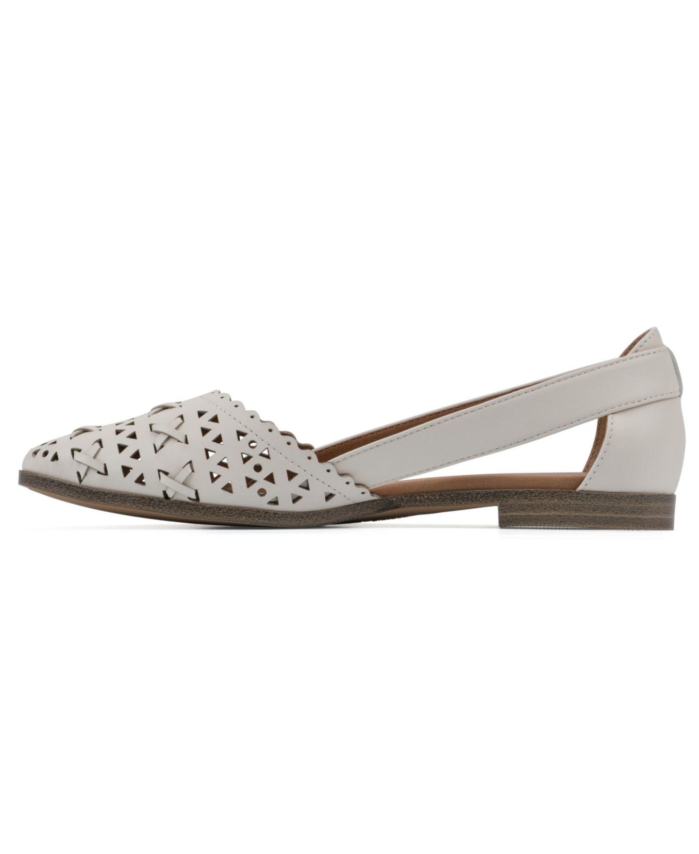 Женские балетки White Mountain Nobler Casual Flats, цвет: Яичная скорлупа гладкий — фото 6