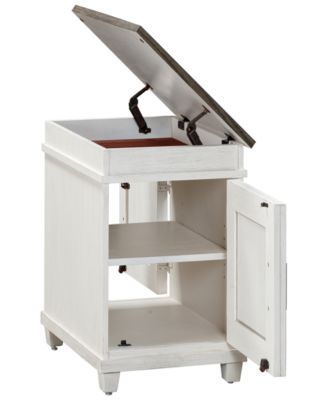 Dawnwood 24" Wood Chairside Table, Created for Macy's