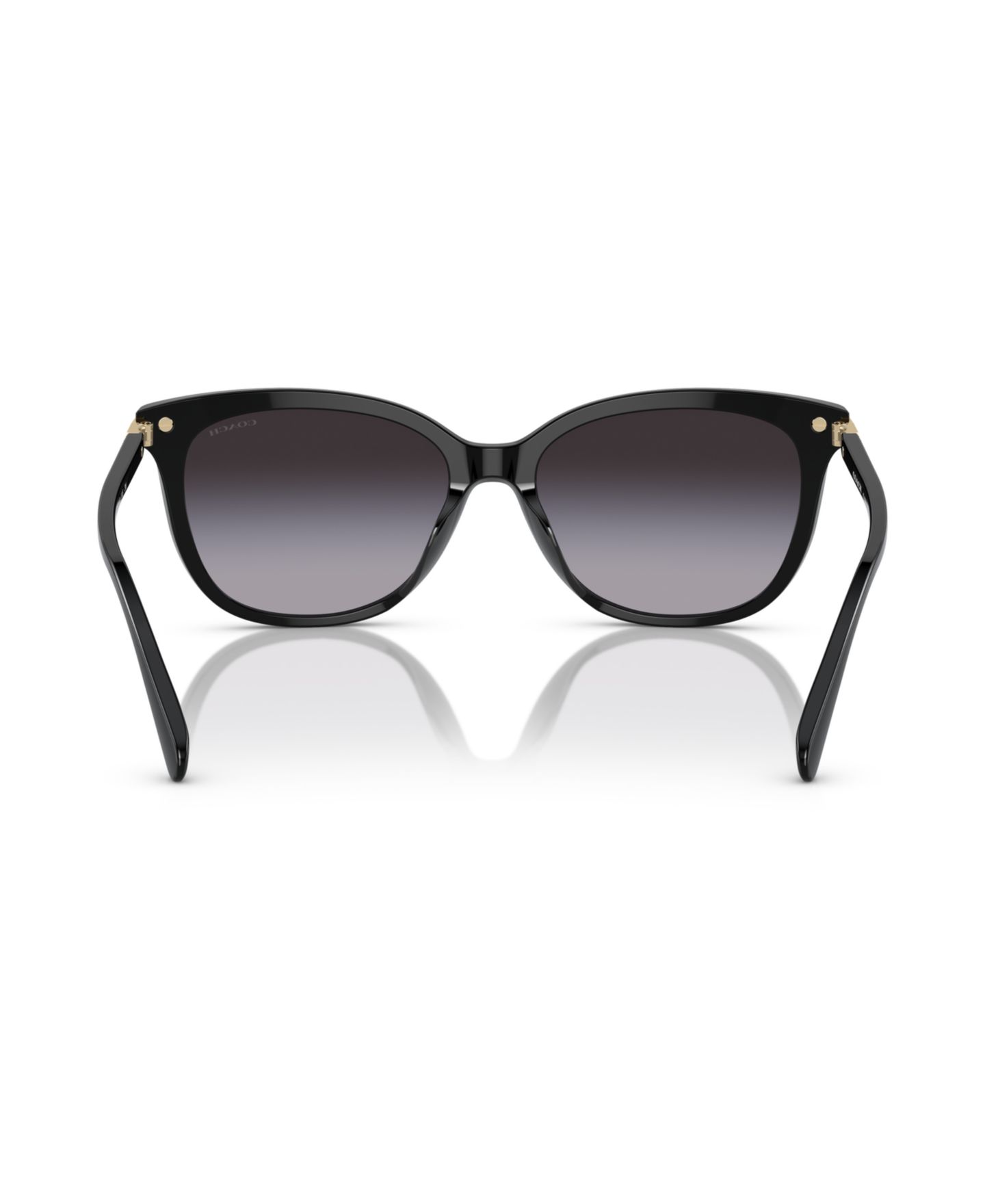 Женские солнцезащитные очки COACH CL926 Sunglasses, Gradient HC8378U, цвет: Чёрный — фото 4