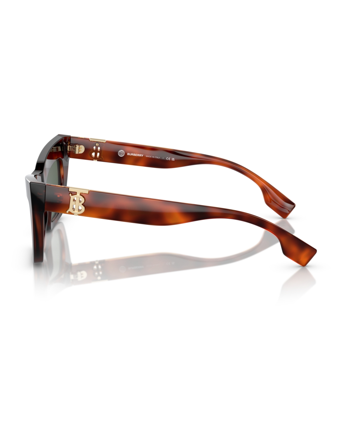 Burberry Womens Brown Be4405 Cat-eye-frame Acetate Sunglasses In Light Havana