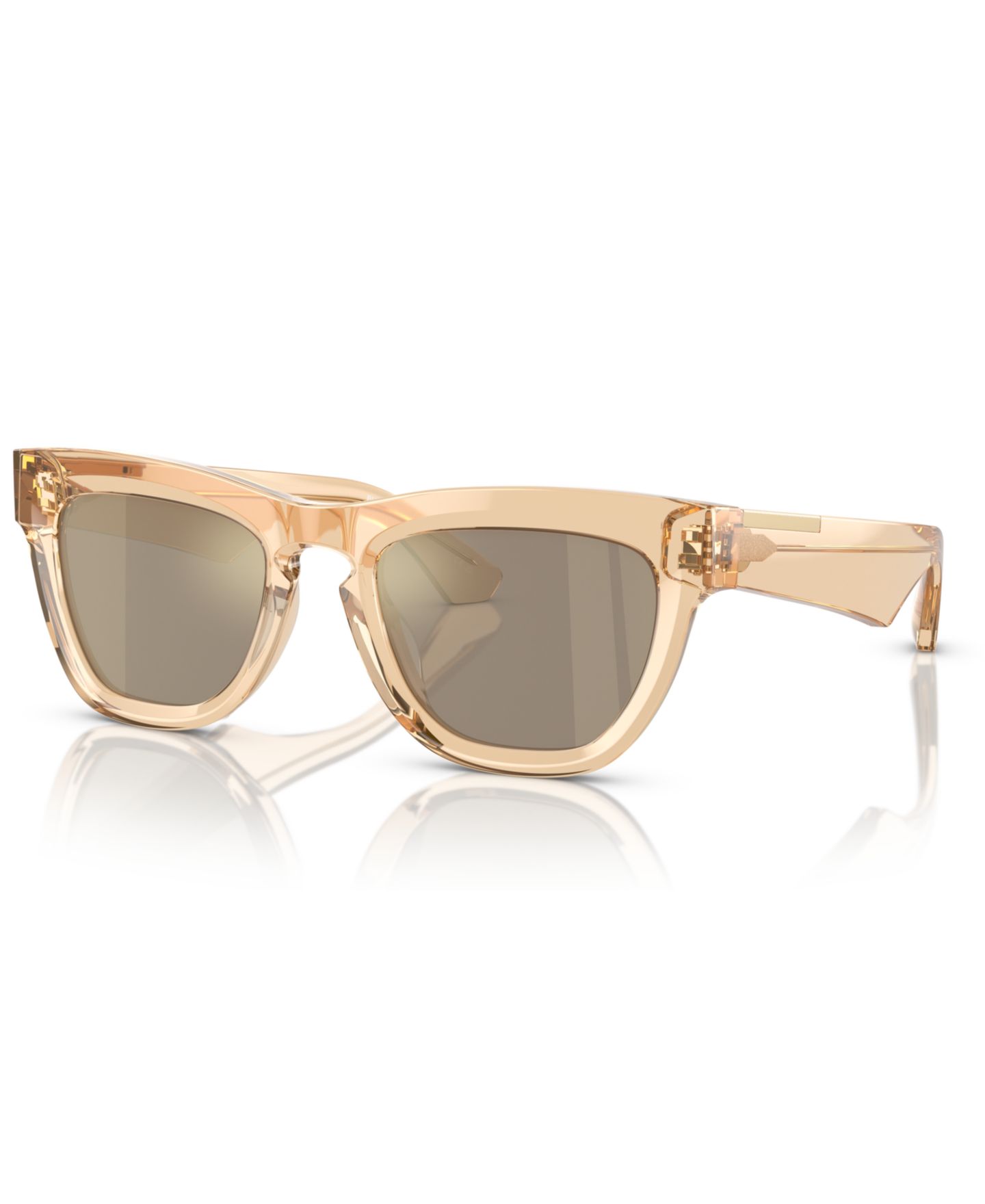 Женские солнцезащитные очки Burberry Sunglasses, Mirror BE4415U, цвет: Коричневый — фото 1