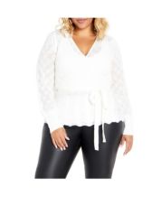 Women's Cotton Crochet Open-Front Cardigan Sweater