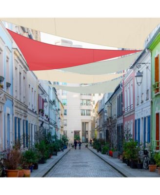 10 Ft Triangle Sun Shade Sail Canopy 97% UV Block Patio Awning Outdoor Yard Deck