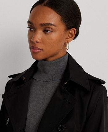 Lauren ralph lauren double shop breasted short trench coat