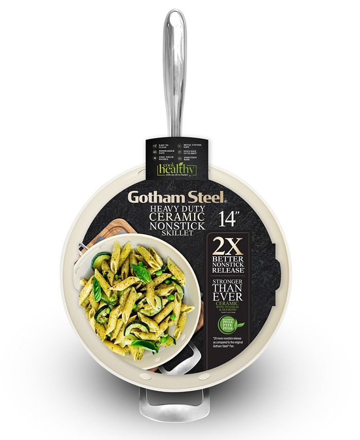 Gotham Steel Natural Collection Ceramic Coating NonStick 14" Frying