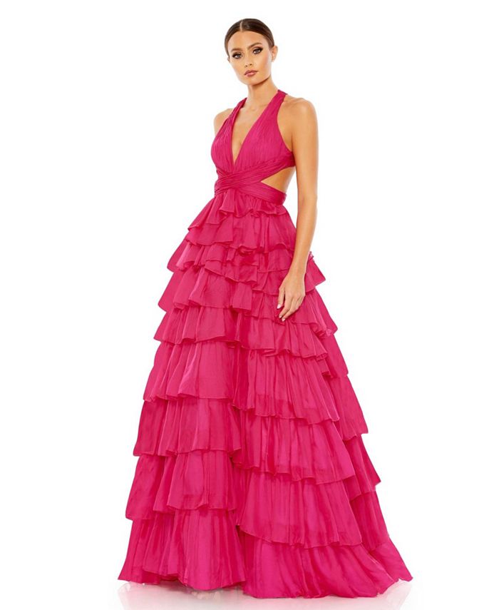 Red gown macys outlet