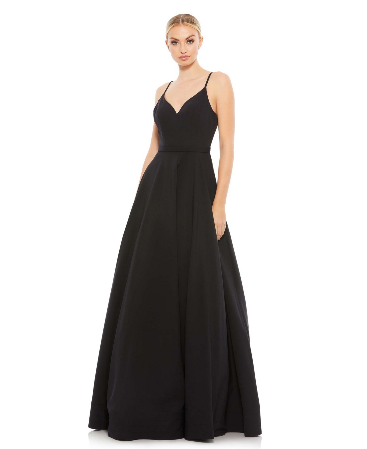 Women's Ieena Classic A-Line V-Neck Ballgown - Blush