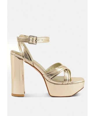 Womens Nyle Platform Heeled Sandals