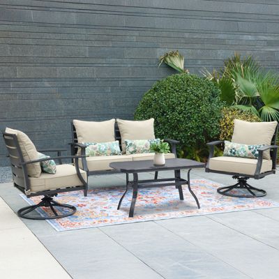 24.4” x 24.4”x5.1” Patio Furniture Outdoor Deep Seat Cushion(2 pieces)