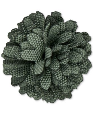 Con.Struct Men's Ceremony Satin Checkerboard Flower Lapel Pin, Created for Macy's 