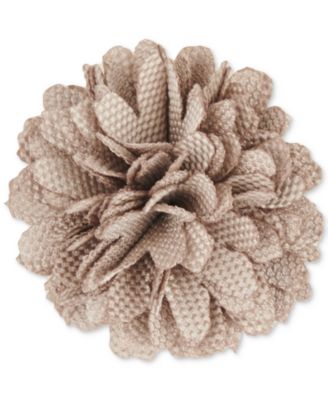 Con.Struct Men's Ceremony Satin Checkerboard Flower Lapel Pin, Created for Macy's