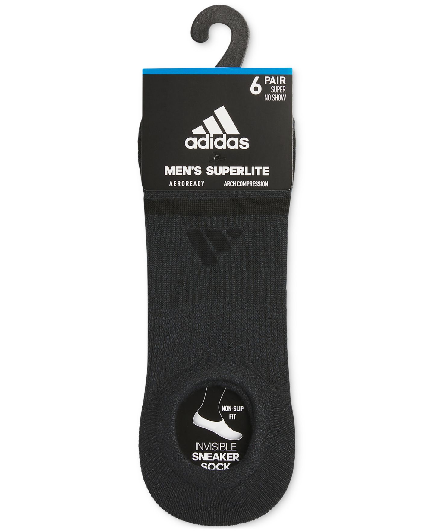 Носки No-Slip для мужчин, невидимые под одеждой — adidas — фото 5