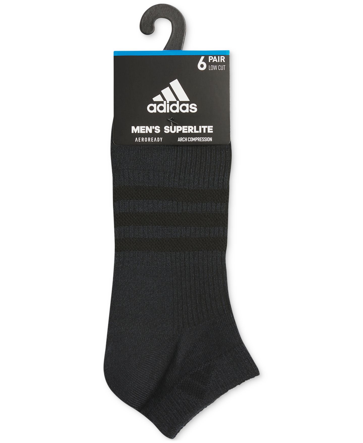 Носки Cut для мужчин — adidas, цвет: Чёрный — фото 5