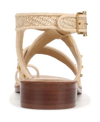 Women's Ina 2 Toe Loop Ankle Strap Stacked Heel Sandals