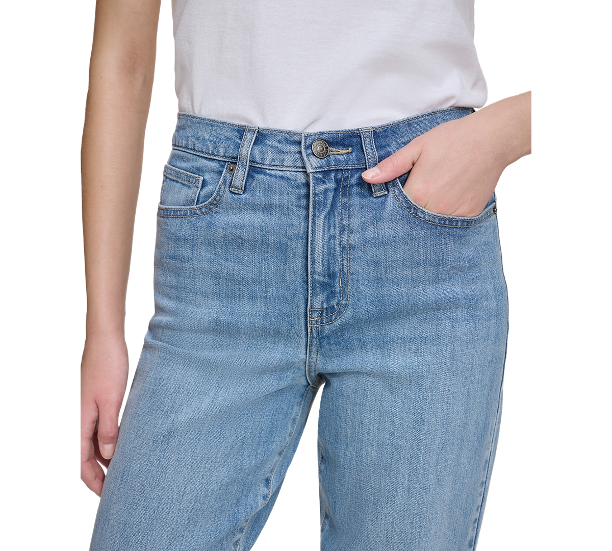Dkny Jeans Women's High-Rise Slim Straight Jeans - F3l - Bryant Wash