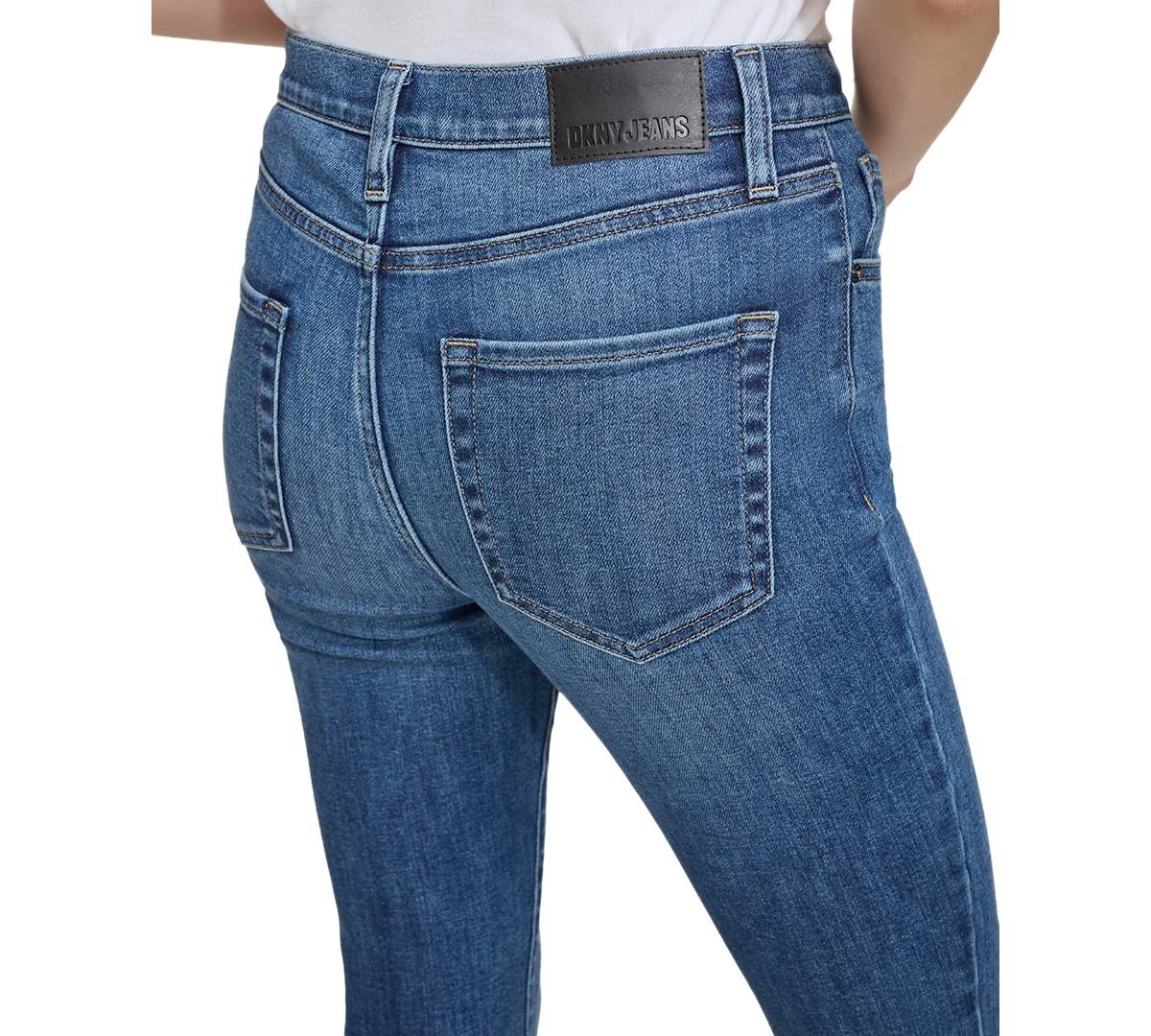 Dkny Jeans Women's Mid-Rise Skinny Ankle Jeans - F3j - Dekalb Wash