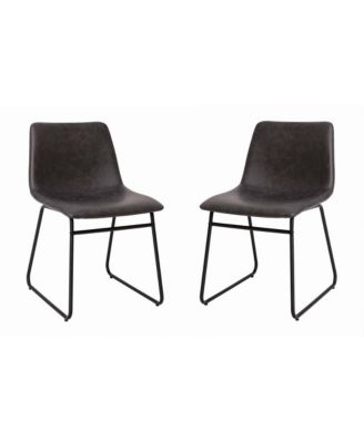 Carrollton 18 Inch Bucket Seat Dining Chairs, Set Of 2