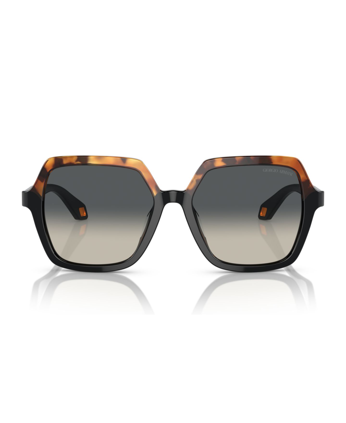 Женские солнцезащитные очки Giorgio Armani Sunglasses, Gradient AR8193U, цвет: Оранжевый / Красный — фото 9