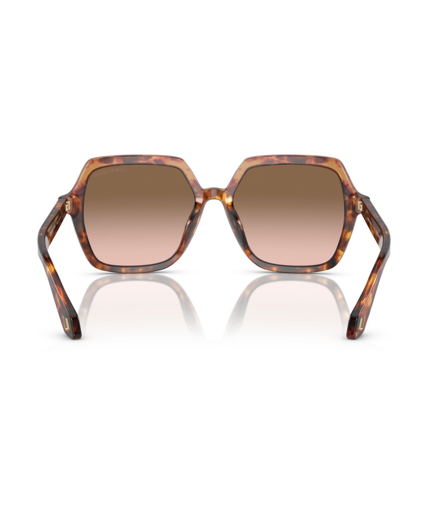 Женские солнцезащитные очки Giorgio Armani Sunglasses, Gradient AR8193U, цвет: Оранжевый / Красный — фото 6