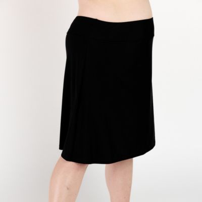 Women's Plus Size Knee Length Swim Skort