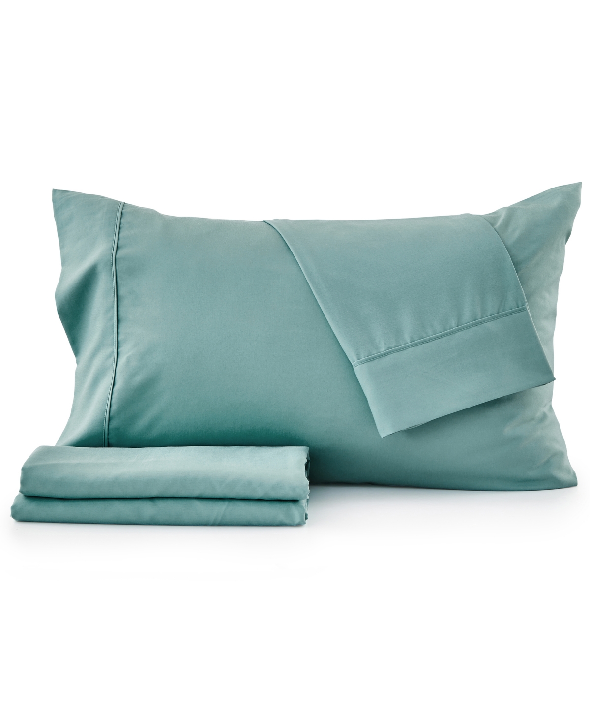 Shop Premium Comforts Rayon From Bamboo Blend Crease-resistant 4 Piece Sheet Set, King In Sea