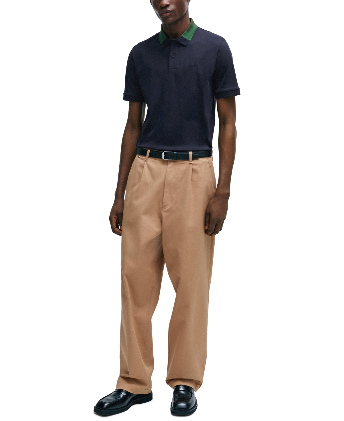 Boss by Hugo Boss Men's Color-Blocked Collar Slim-Fit Polo Shirt