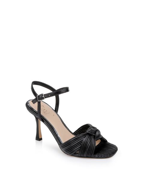 Женские сандалии Jewel Badgley Mischka Hydee Knot Stiletto Evening, цвет: Чёрный