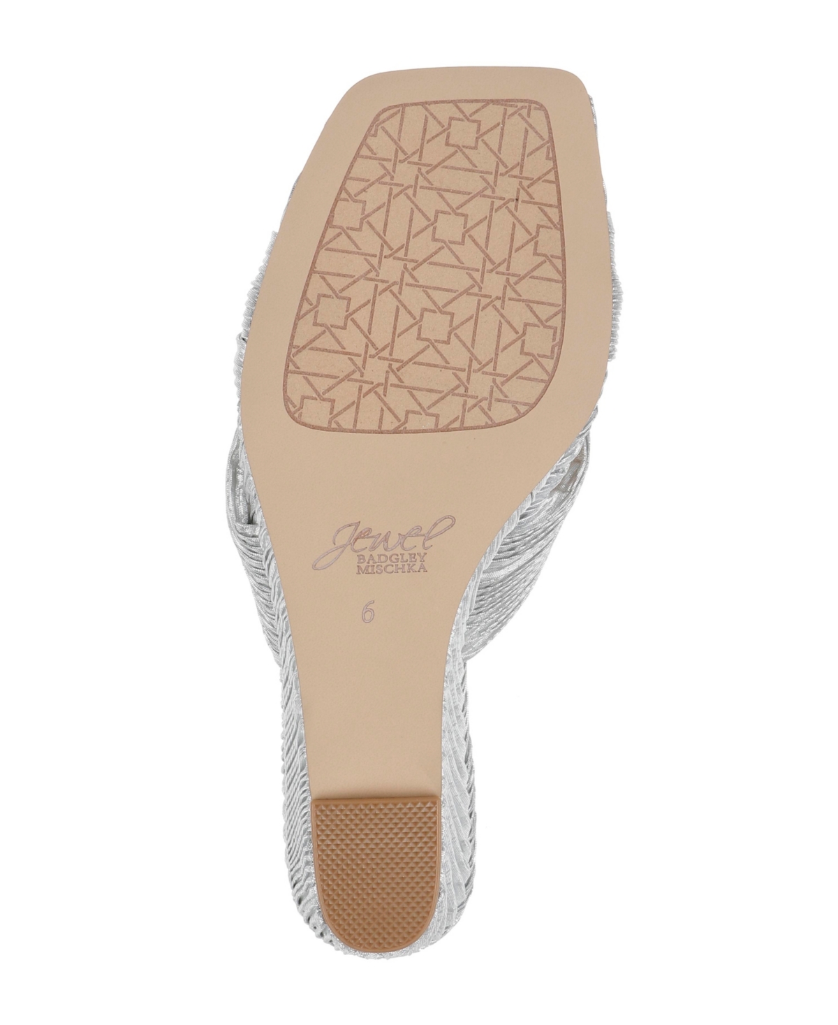 Jewel Badgley Mischka Women's Hype Knot Wedge Evening Sandals