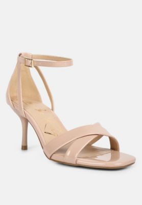 Women's Oraiku Faux Suede Cross Strap Heels