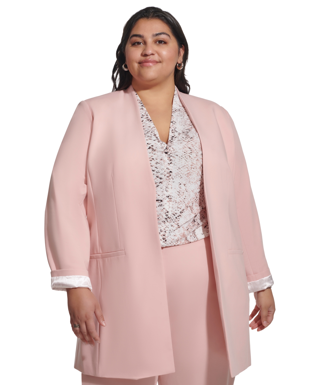 Calvin klein roll tab topper clearance jacket