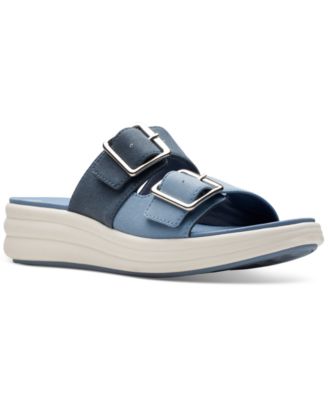 Clarks sandals blue online