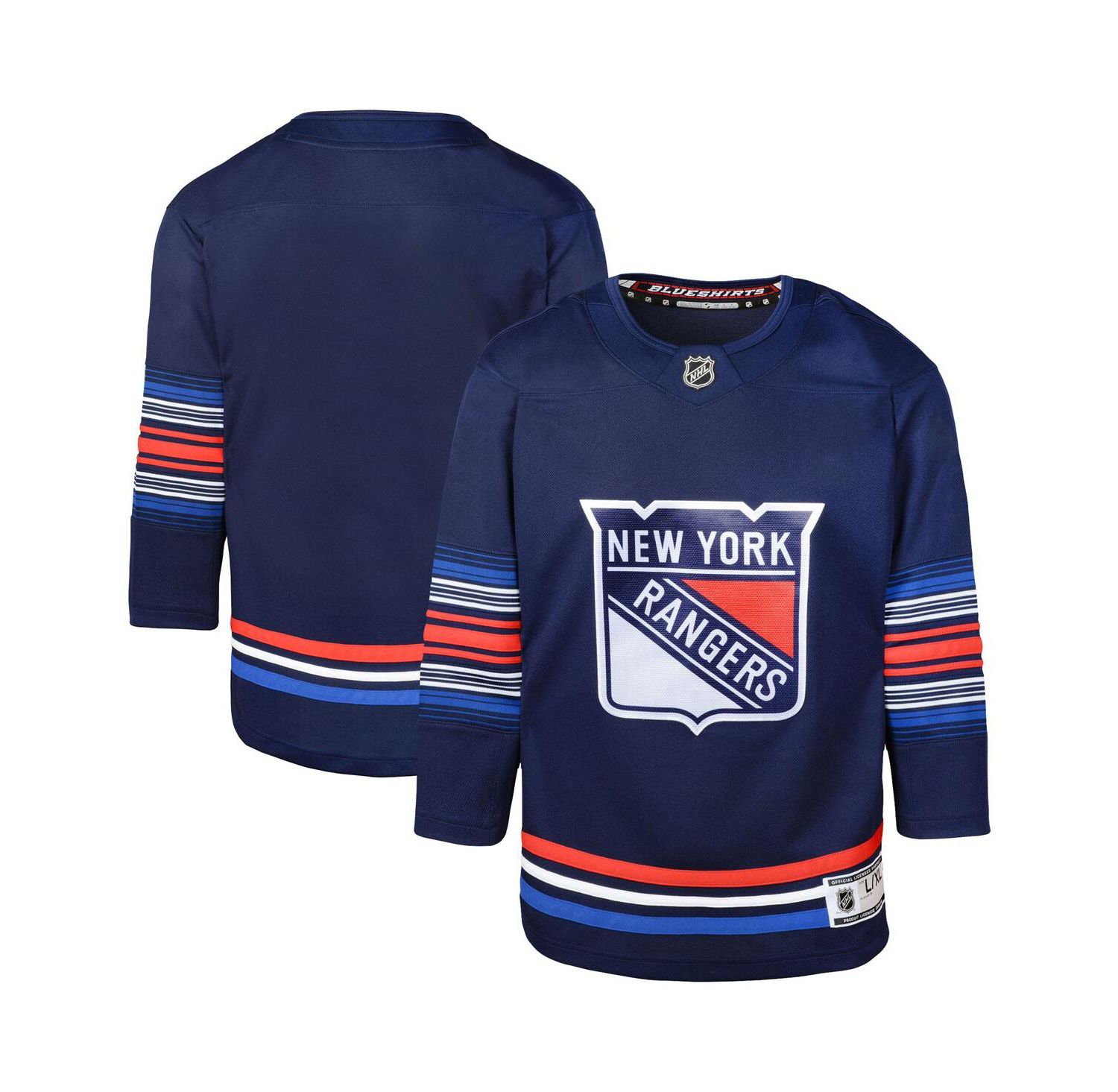 Big Boys Navy New York Rangers Alternate Premier Jersey