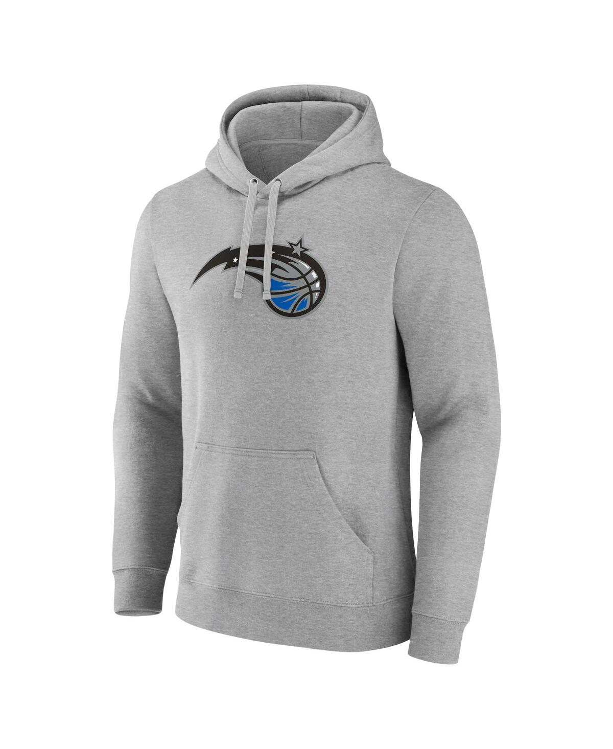 Men's FanaticsOrlando Magic Primary Logo Pullover Hoodie - Heather Gray