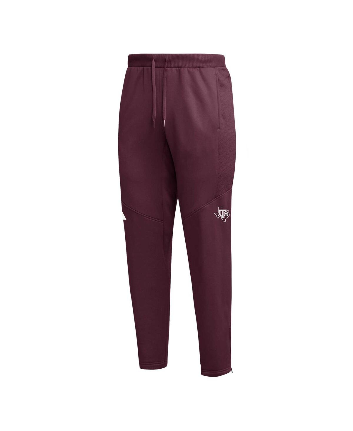 Men's adidasTexas A&M Aggies 2023 Travel Aeroready Tapered Pants - Maroon