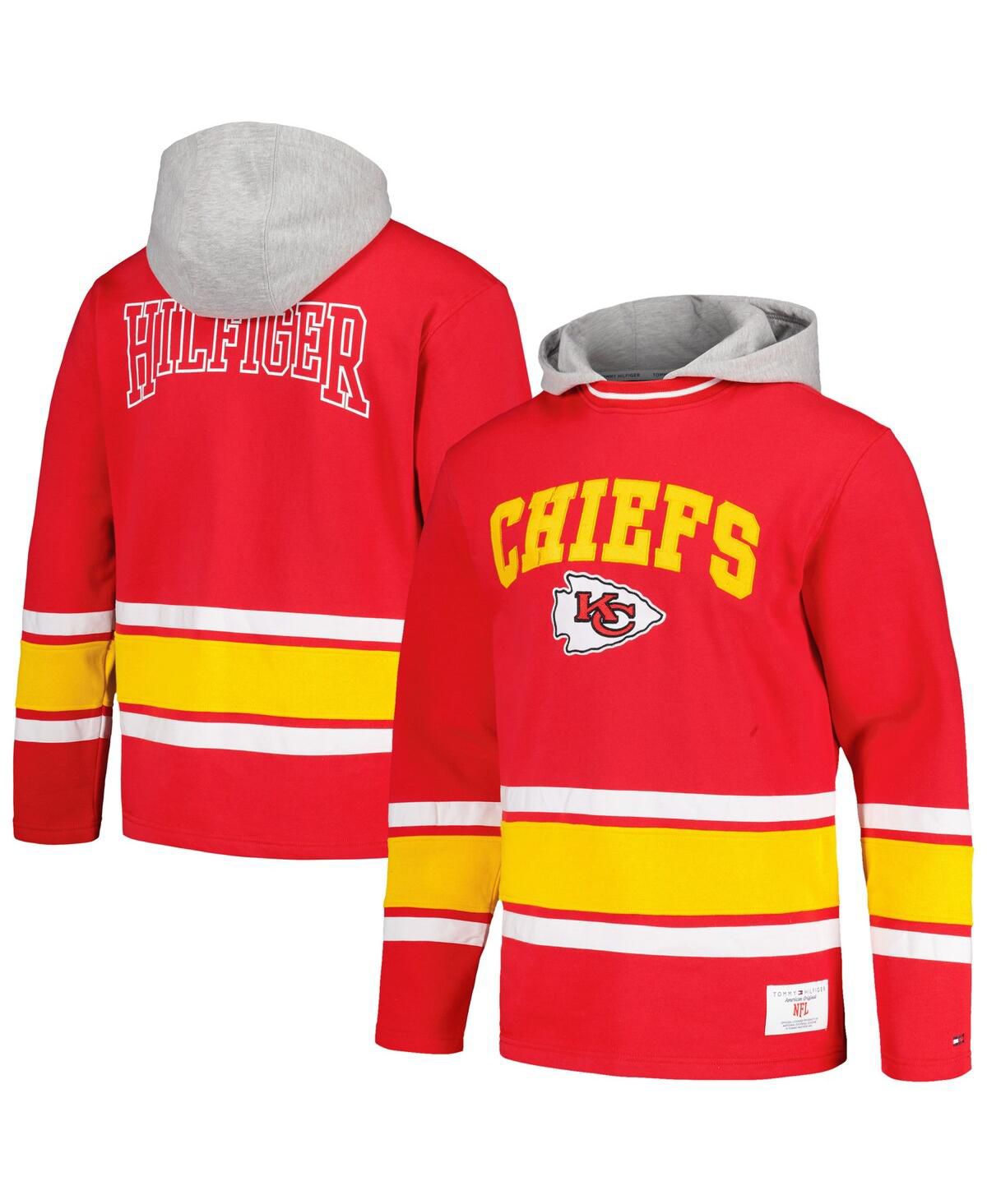 Мужской красный пуловер с капюшоном Kansas City Chiefs Ivan Fashion