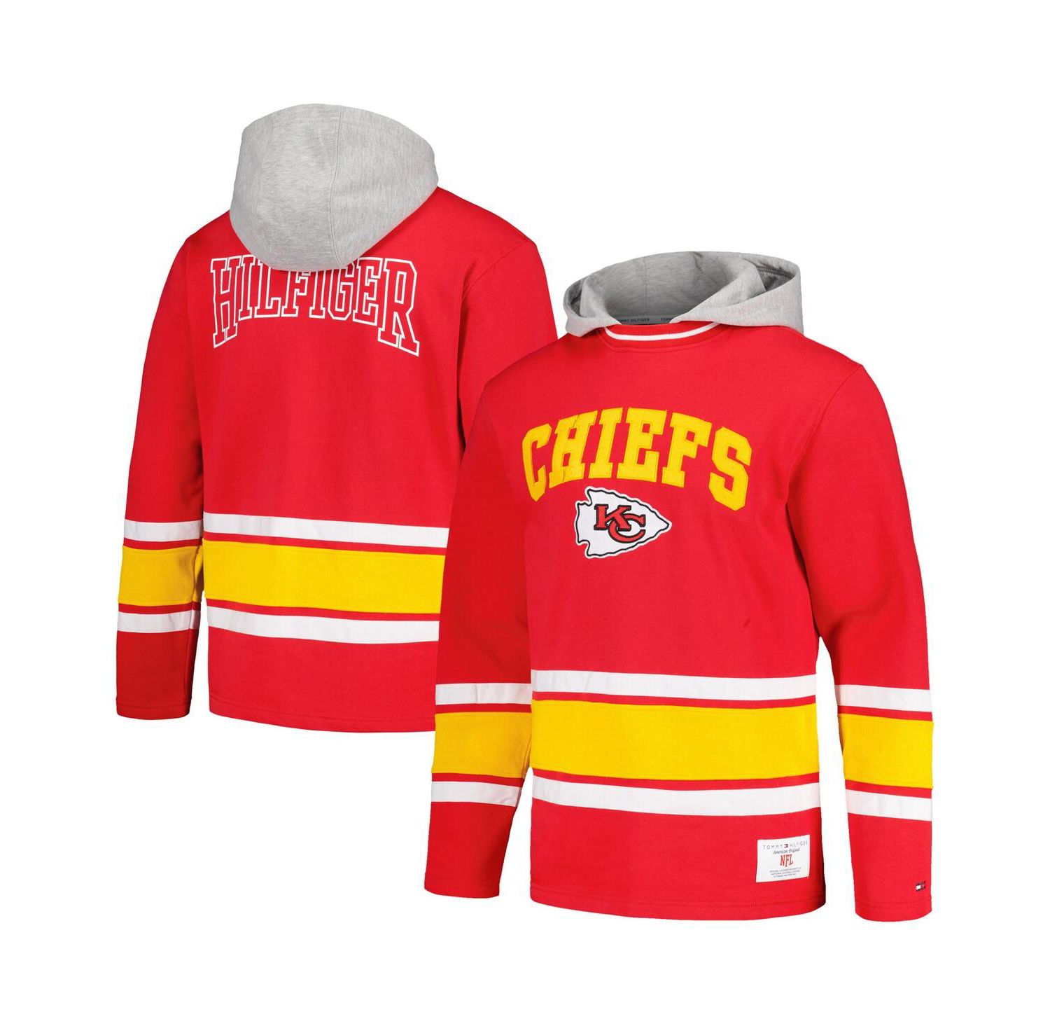 Men's Red Kansas City Chiefs Ivan Fashion Pullover Hoodie