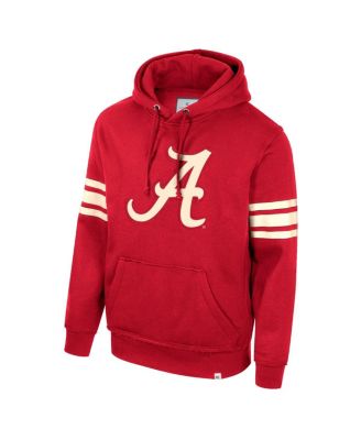 Men's Crimson Alabama Crimson Tide Saluting Pullover Hoodie