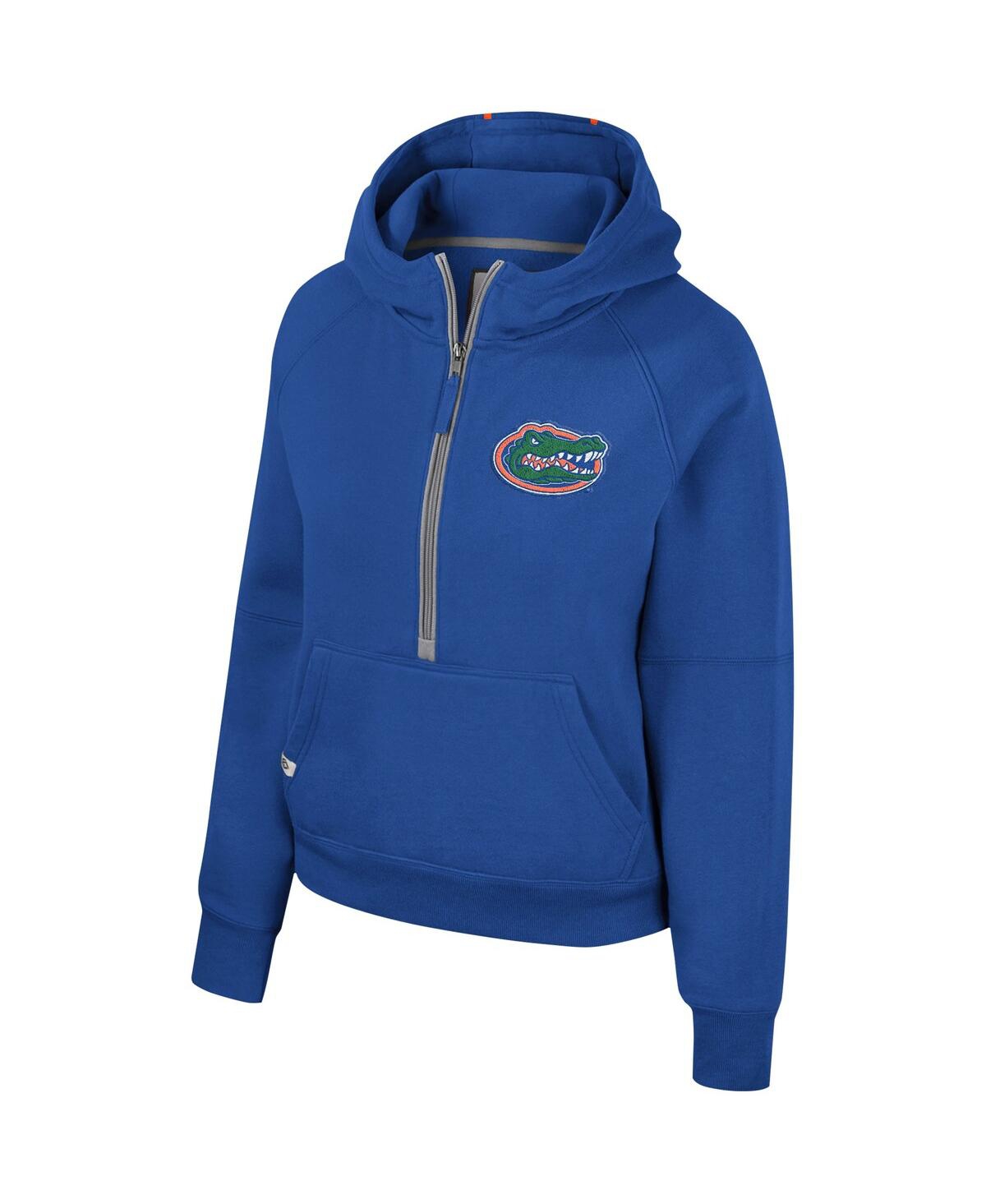 Women's ColosseumFlorida Gators Margo Raglan Half-Zip Hoodie - Royal