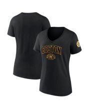 Boston Bruins Fanatics Branded Centennial The Early Years Tri-Blend T-Shirt  - Heather Charcoal