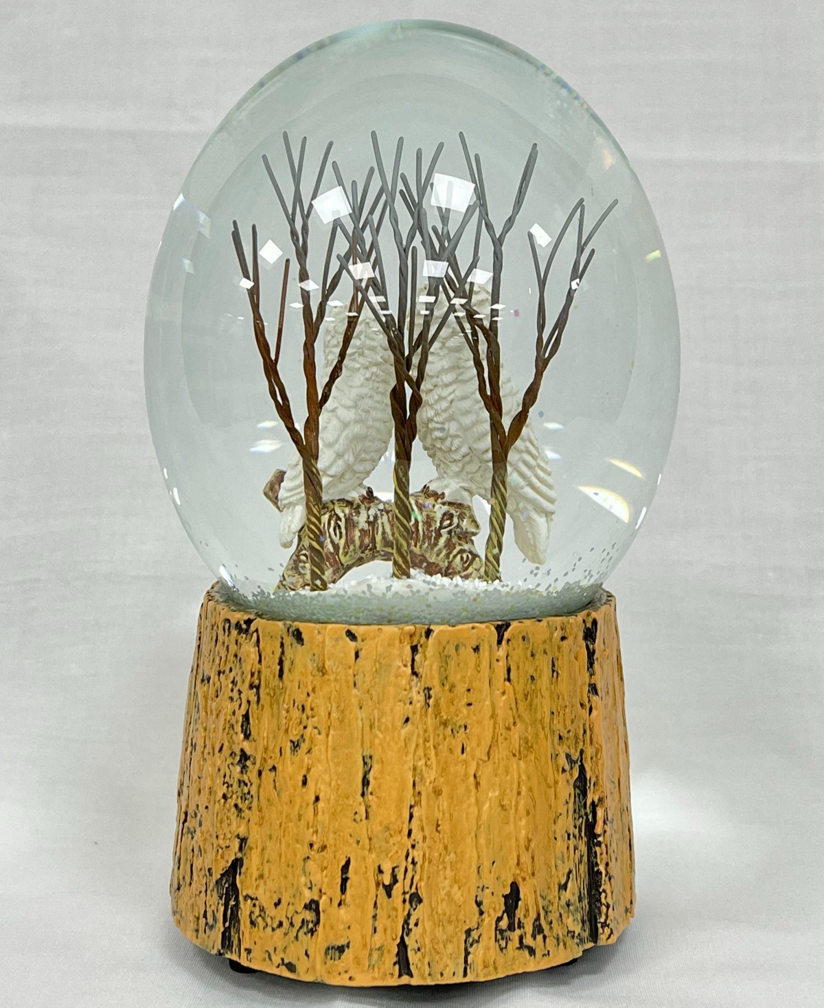 Ashfield & Harkness Snowy Owls Snow Globe