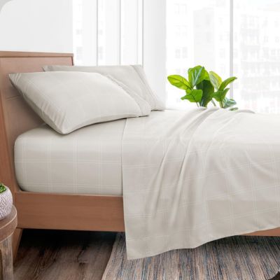 Ultra-Soft Double Brushed Print Split King Sheet Set