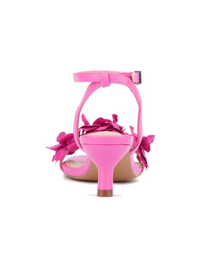 New York & Company Women's Gwendolyn Kitten Heel Sandal - Macy's