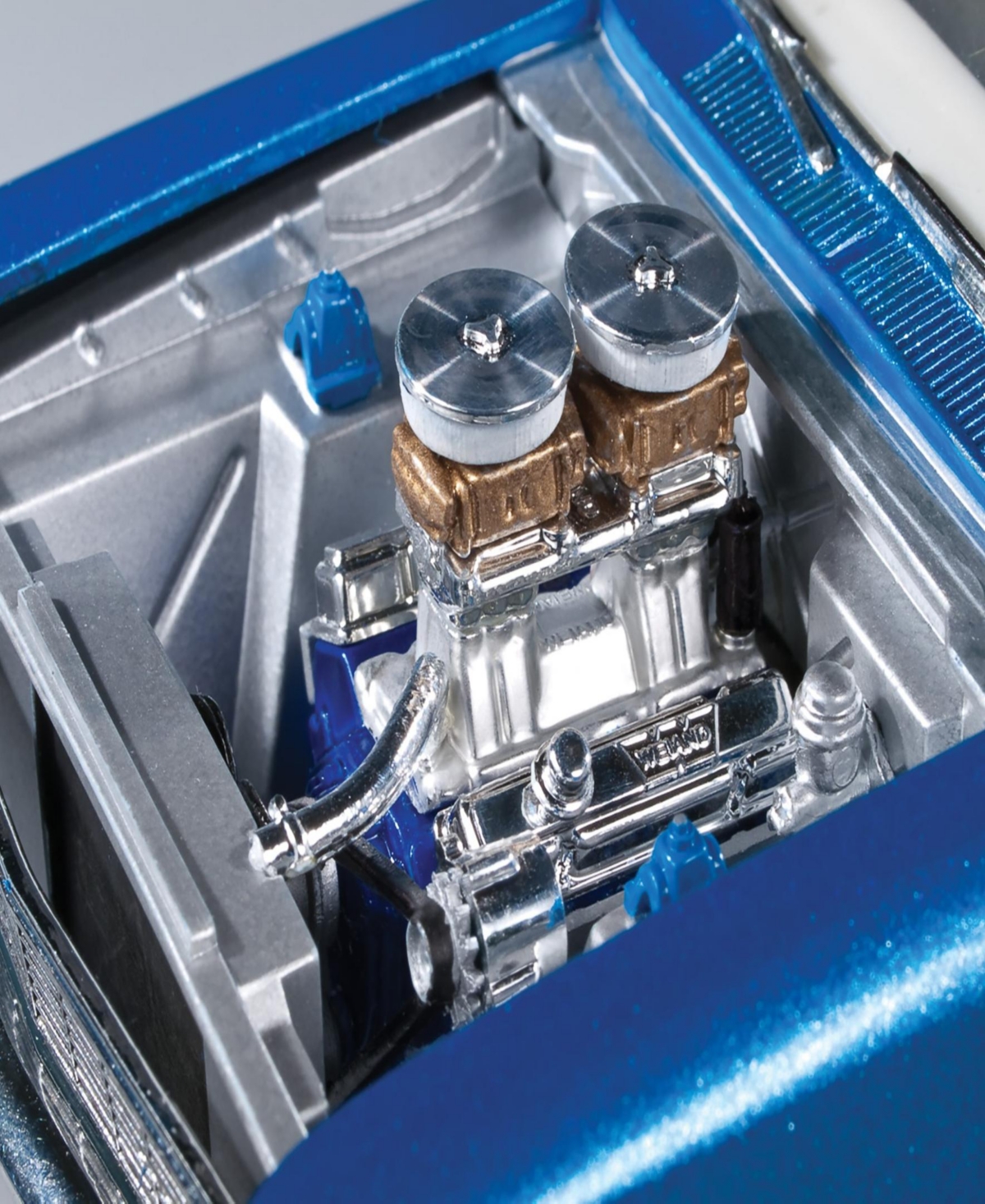 Round 2 1966 Chevy Nova Pro Street Model Kit In Multi