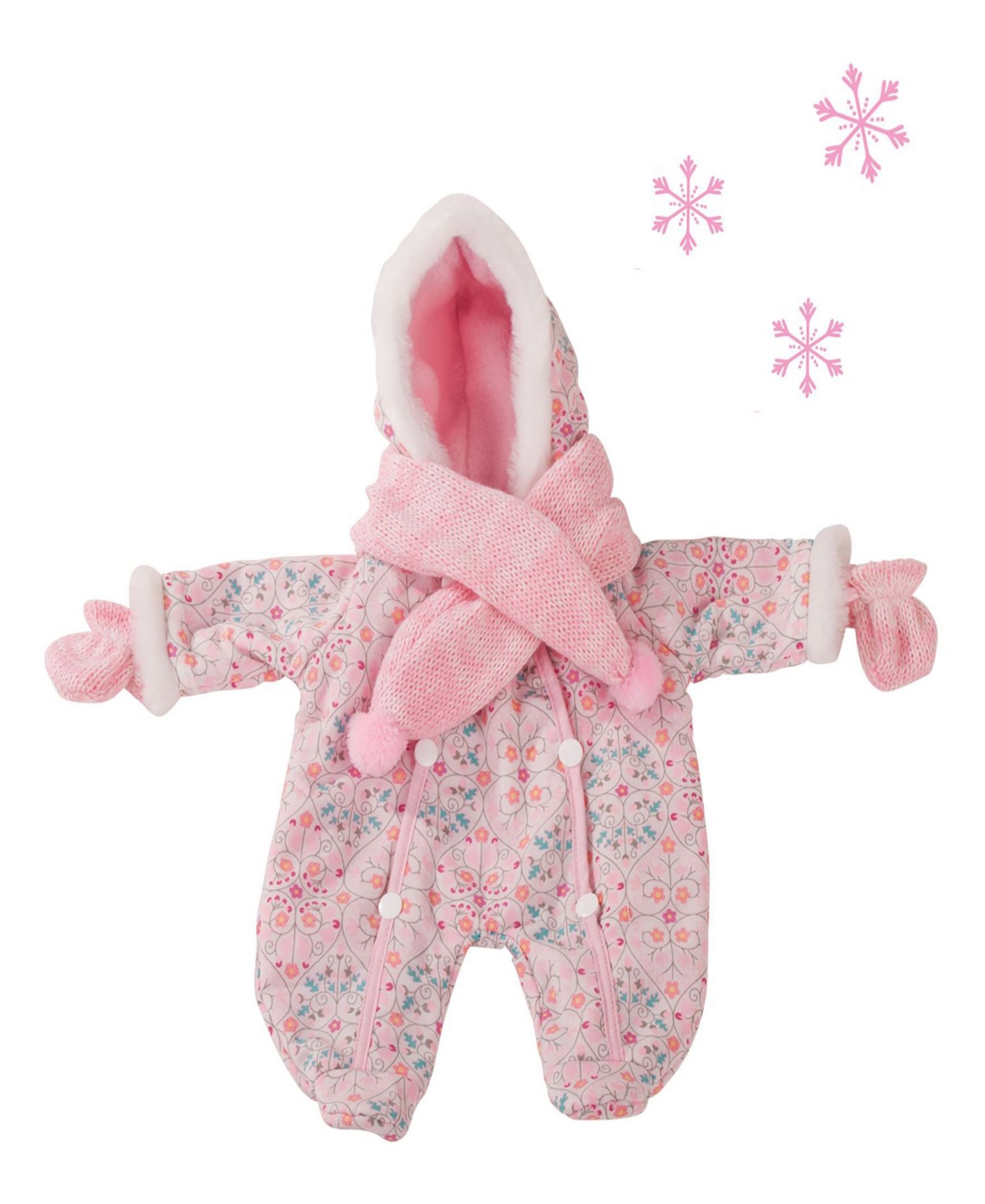 Shop Götz Winter Snow Suit With Scarf And Mittens In Multi