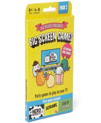 Big Potato Games Big Screen Games Box USA Party Games