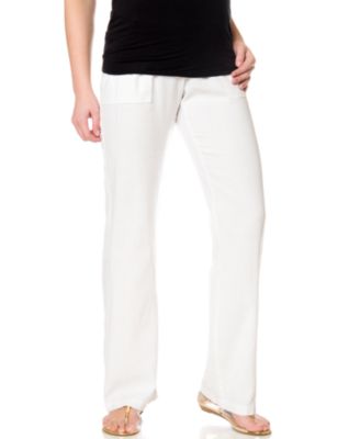 Motherhood Maternity - Maternity Linen Pants